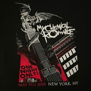 XXL black shirt My Chemical Romance